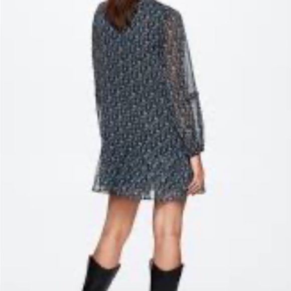 Free People Chiffon Floral Dress Medium - Picture 2 of 6